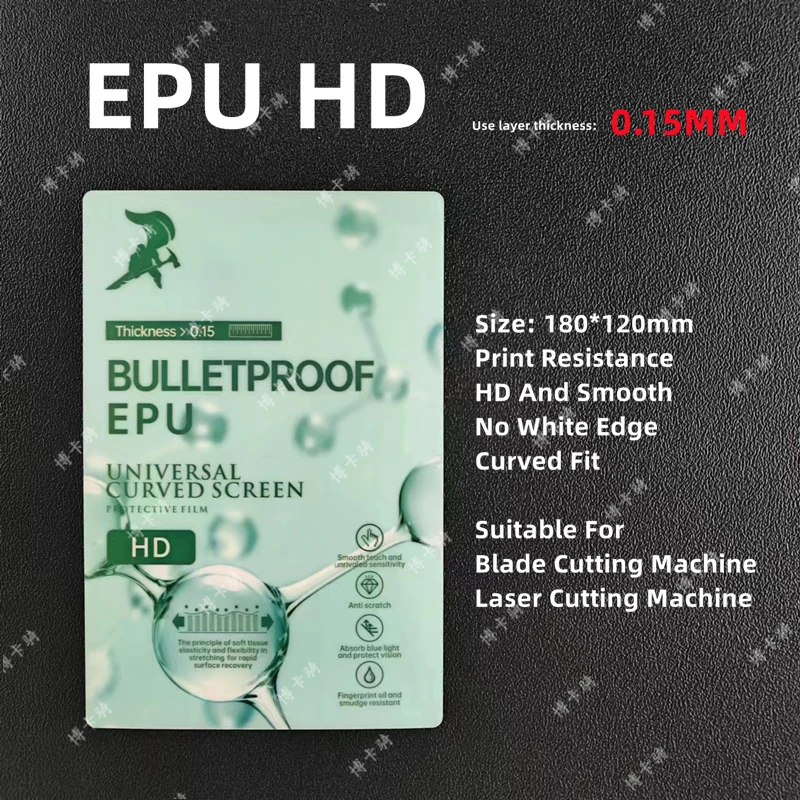 50pcs HD Hydrogel Film For All Phone Protecting Film Cutting Machine Matte/Anti Blue-Ray/UV/Privacy TPU LCD Screen Protector
