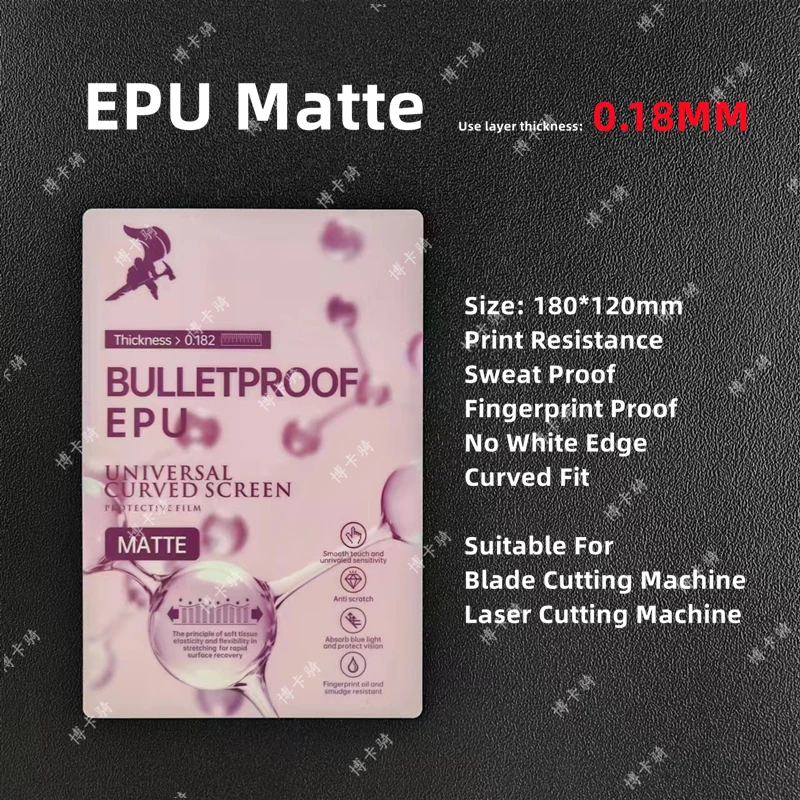 50pcs HD Hydrogel Film For All Phone Protecting Film Cutting Machine Matte/Anti Blue-Ray/UV/Privacy TPU LCD Screen Protector