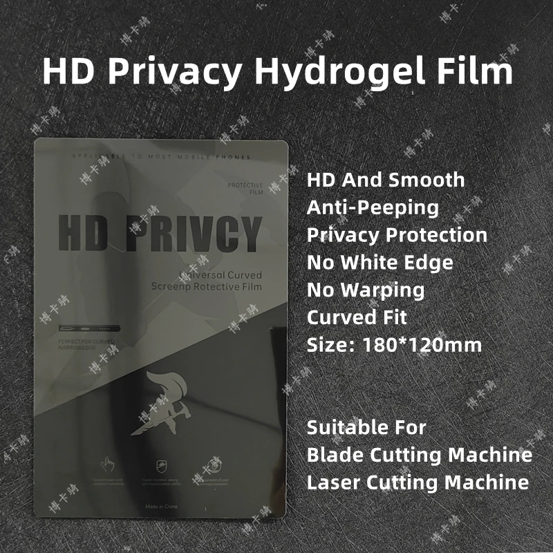 50pcs HD Hydrogel Film For All Phone Protecting Film Cutting Machine Matte/Anti Blue-Ray/UV/Privacy TPU LCD Screen Protector