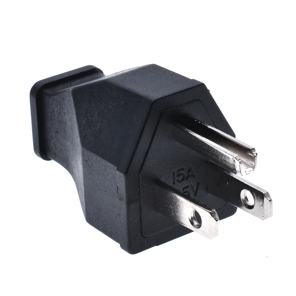 Black Copper American 3 Pins Power Plug Elcectrical AC 125V 15A US Power Cord Detachable Industrial Plug Socket