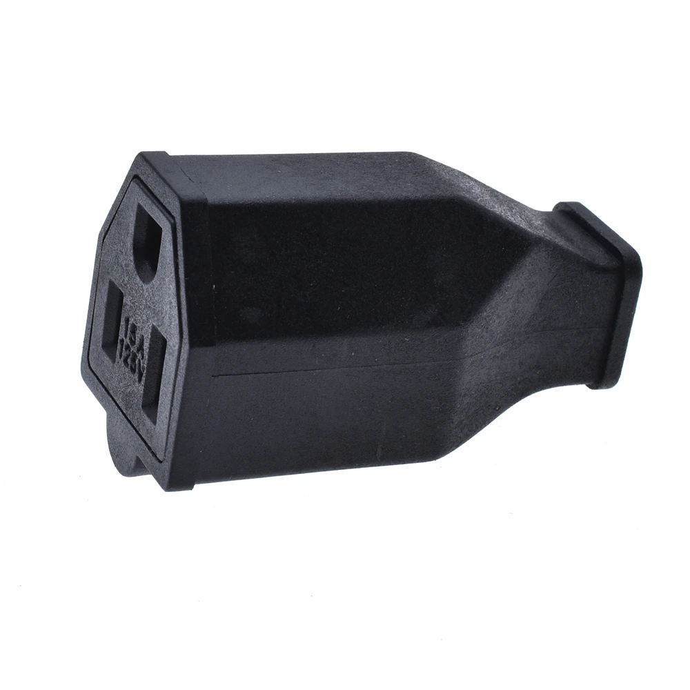 Black Copper American 3 Pins Power Plug Elcectrical AC 125V 15A US Power Cord Detachable Industrial Plug Socket