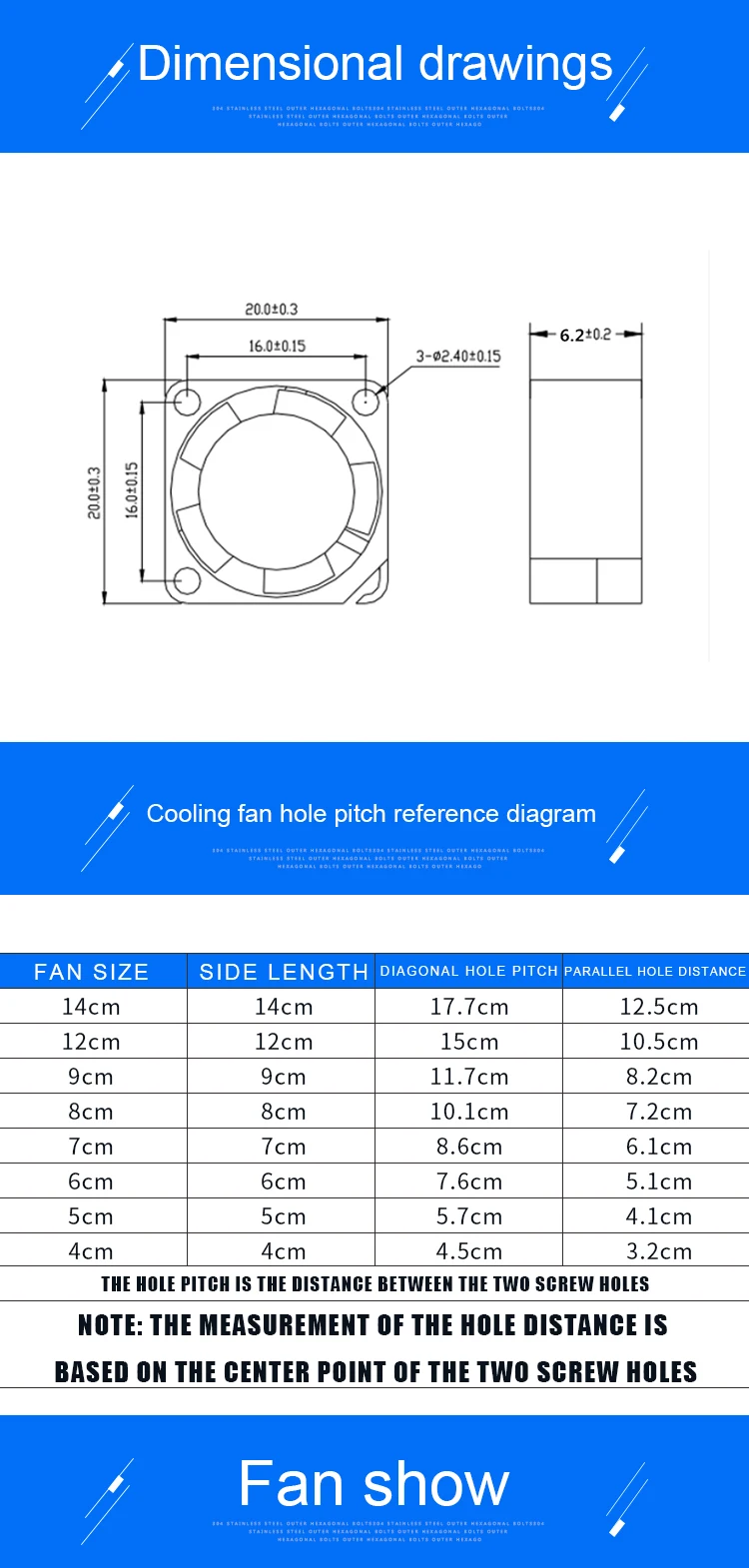 ACP2006 2cm 20mm Fan 20x20x6mm DC5V 12V USB 2pin Micro Cooling Fan for Micro Equipment Purifier Drone