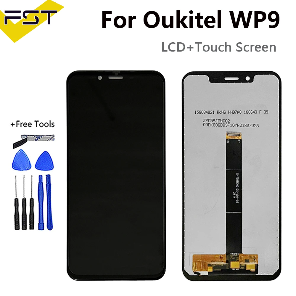 Original LCD Oukitel WP5 Pro LCD Display Touch Screen Digitizer Assembly For Oukitel WP21 WP7 WP8 WP26 WP13 WP15 WP12 WP28 WP19