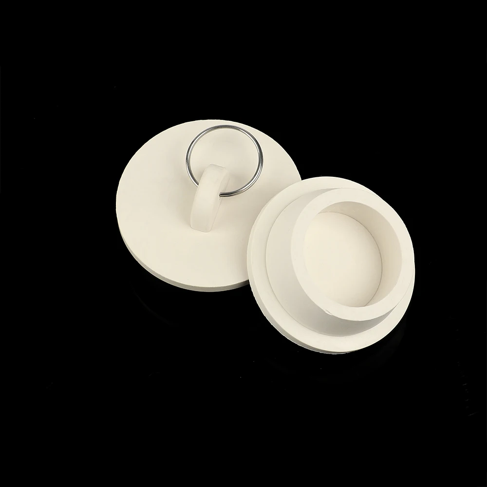 1PC Durable Rubber Kitchen Bath Tub Sink Water Stopper Floor Round Drain Plug Sink Bathtub Drainage Stopper Leakage-proof Plug
