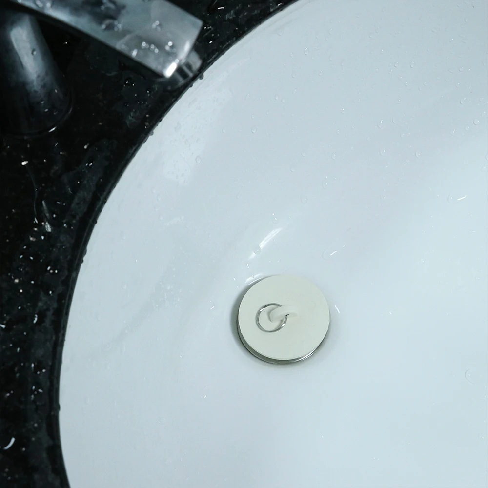 1PC Durable Rubber Kitchen Bath Tub Sink Water Stopper Floor Round Drain Plug Sink Bathtub Drainage Stopper Leakage-proof Plug
