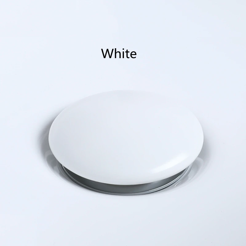 1pc Ceramic+Brass Basin Drain Push Button Waste Bathroom Sink Easy Click Clack Plug Push Button 68mm For Bathroom Hardware