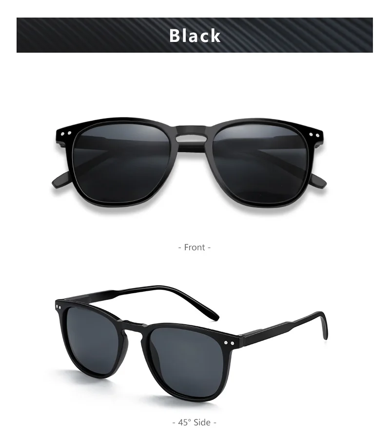 ZENOTTIC 2 Pack Polarized Sunglasses for Women Men Vintage Round and Square Frame UV Protection Shades Driving Sun Glasses
