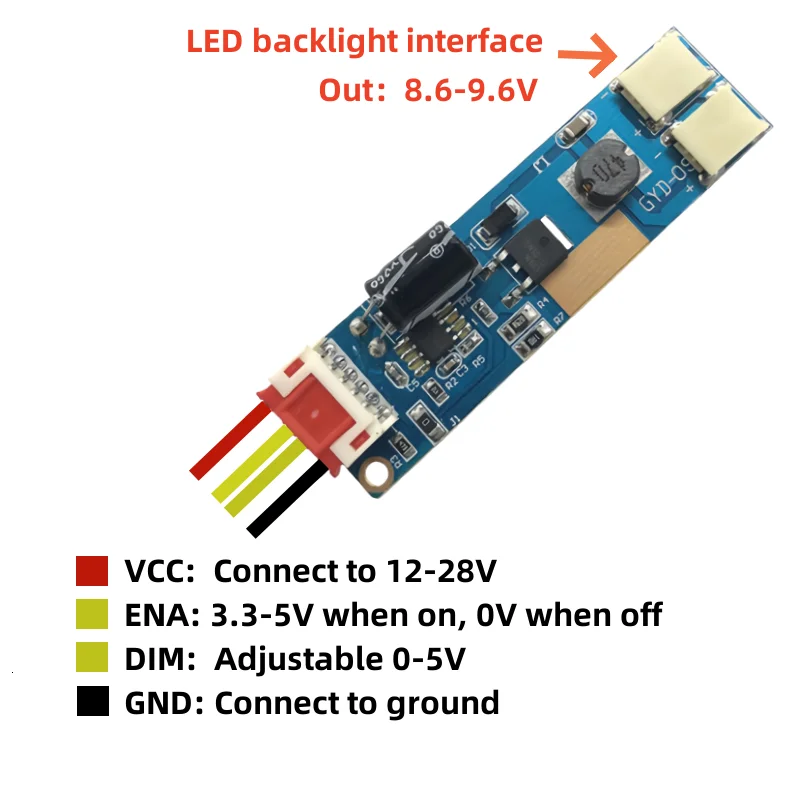 Universal 7-27 inch LCD display backlight constant current board led light bar buck/boost board light bar high voltage board