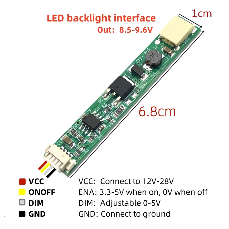 Universal 7-27 inch LCD display backlight constant current board led light bar buck/boost board light bar high voltage board