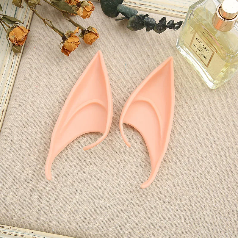 Cosplay Angel Elf Ears Latex Simulation Soft Ears Props Halloween Christmas Party Anime Cosplay Costume Accessories Photo Props