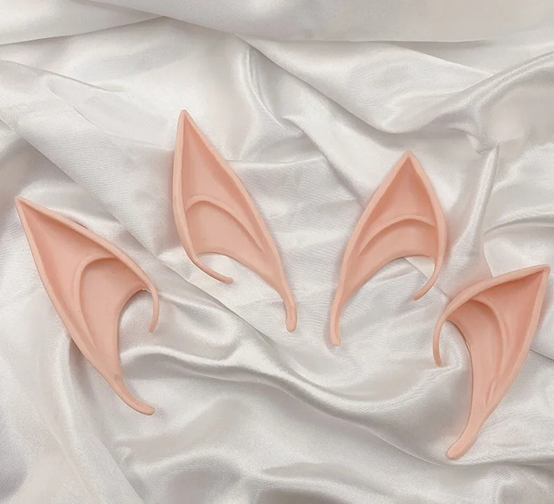 Cosplay Angel Elf Ears Latex Simulation Soft Ears Props Halloween Christmas Party Anime Cosplay Costume Accessories Photo Props