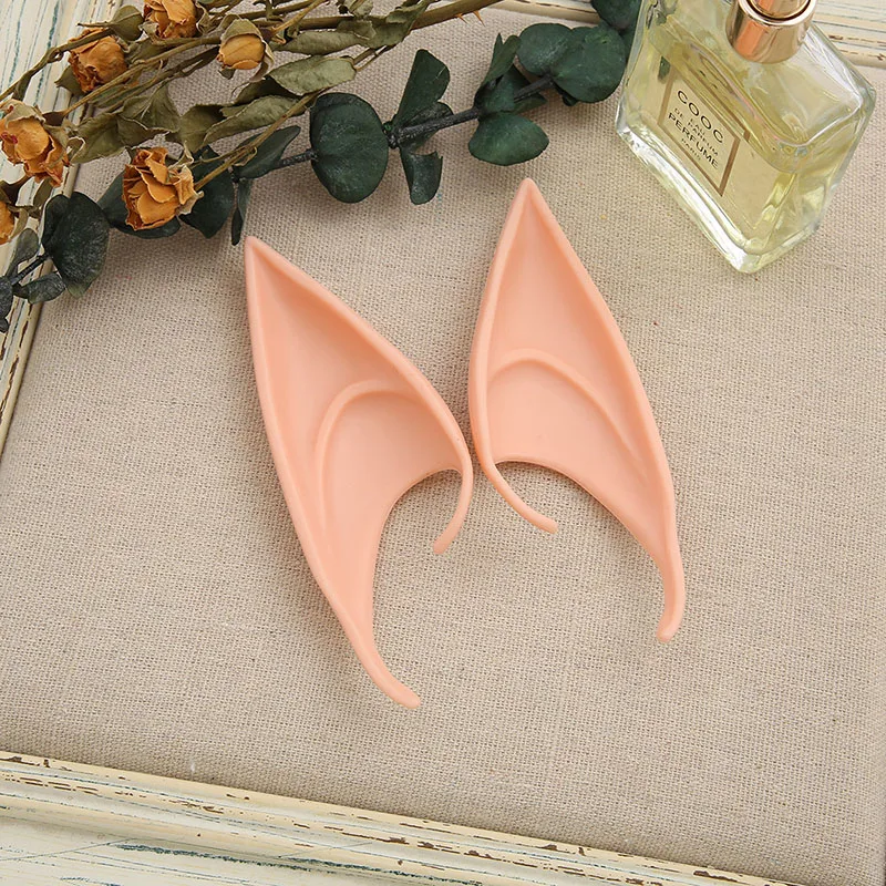 Cosplay Angel Elf Ears Latex Simulation Soft Ears Props Halloween Christmas Party Anime Cosplay Costume Accessories Photo Props