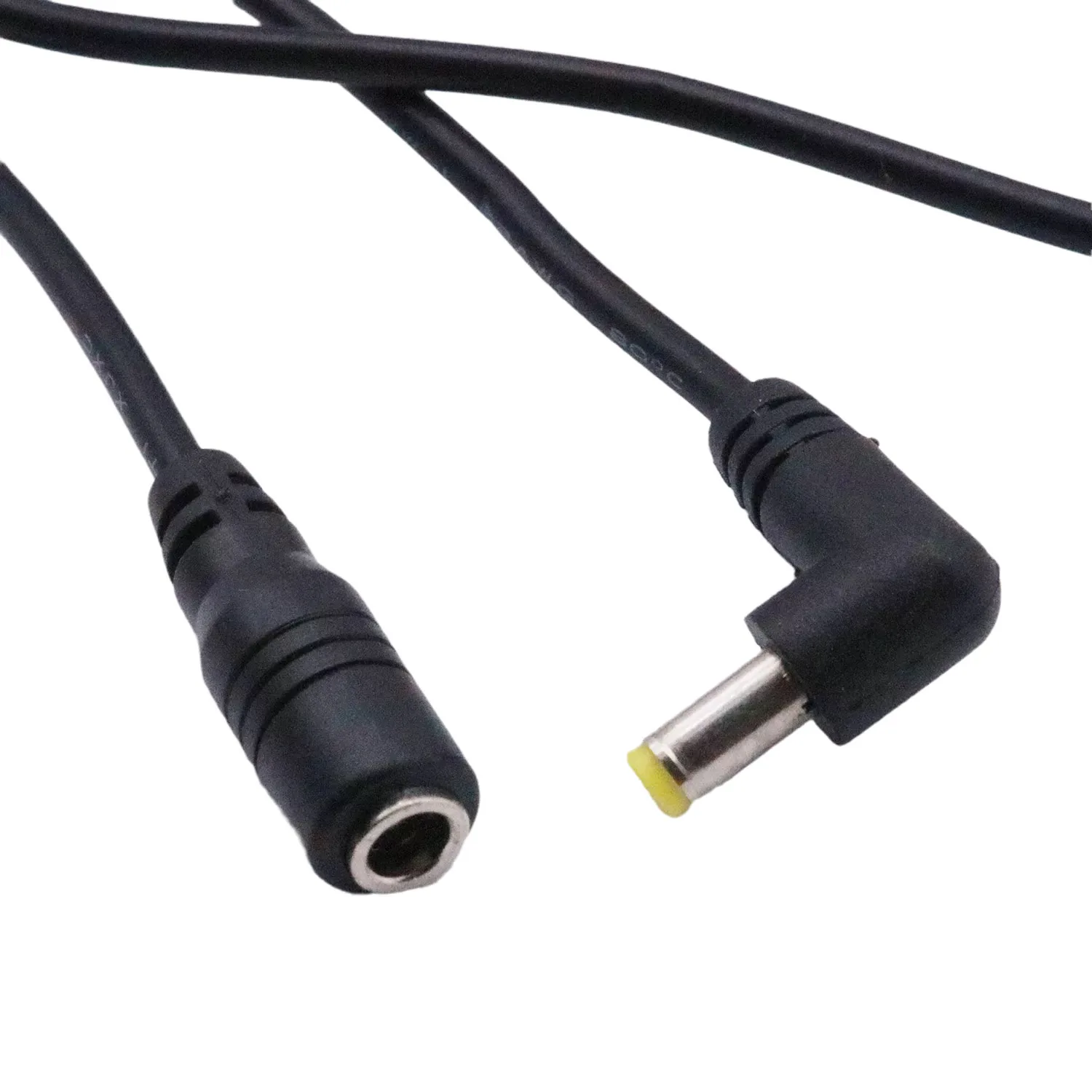 DC Power 4.8mm X 1.7mm Male Right Angle To 4.8mm X 1.7mm Female Extension Adapter Connector Cable Cord