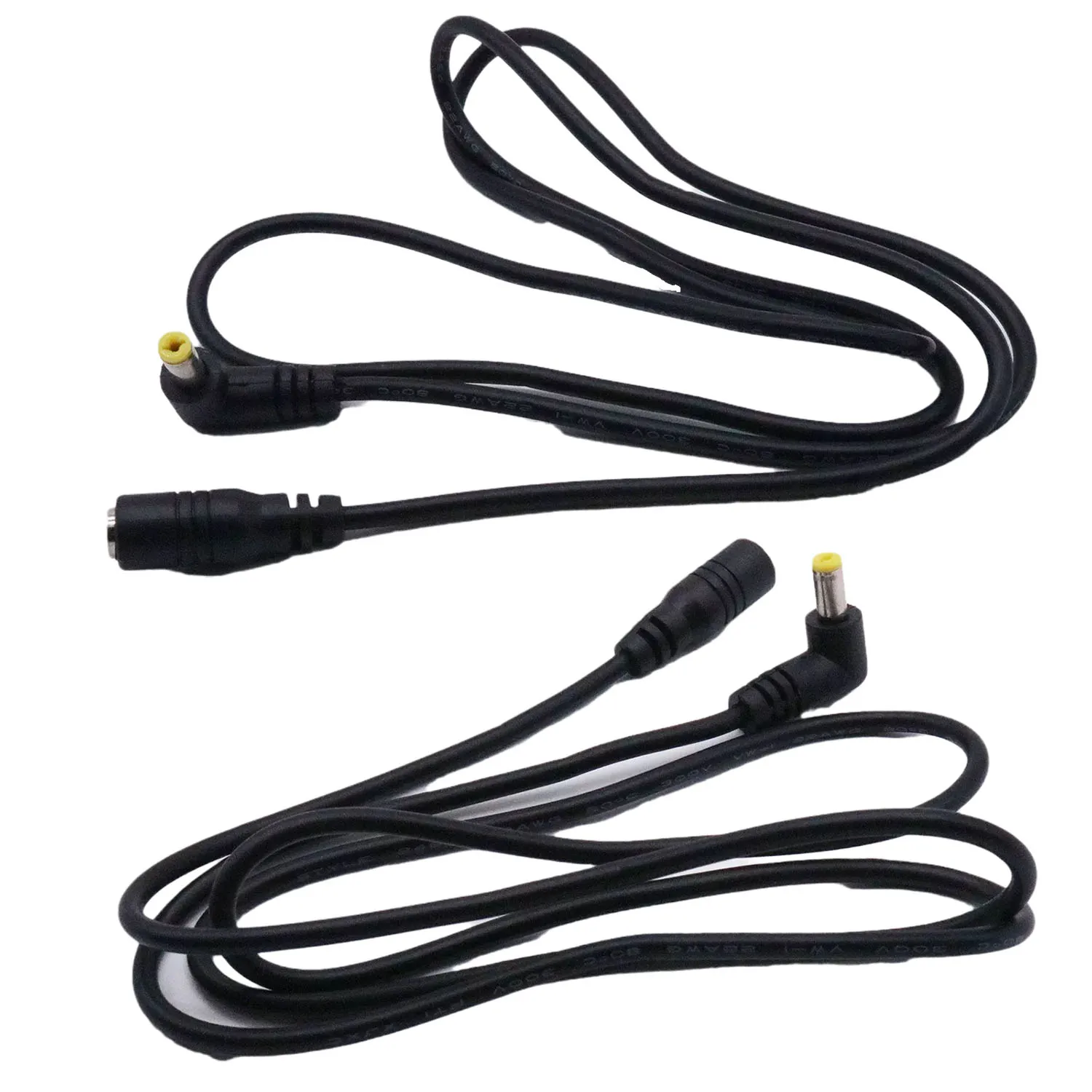 DC Power 4.8mm X 1.7mm Male Right Angle To 4.8mm X 1.7mm Female Extension Adapter Connector Cable Cord