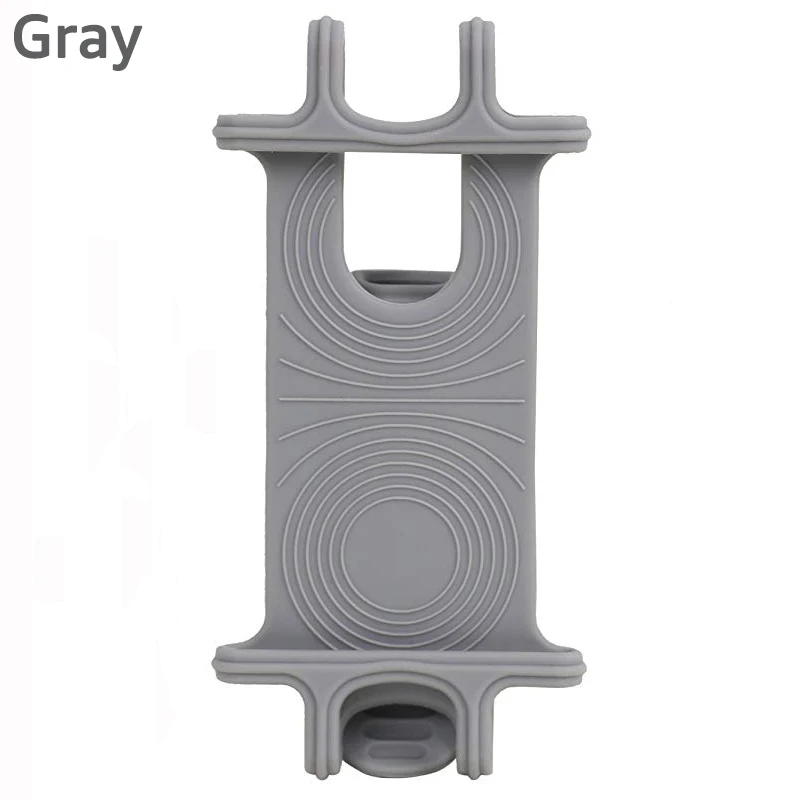 Universal Silicone Bike Bicycle Phone Holder Mobile Phone Motorcycle Handlebar Bracket Stand for iPhone 16 17 Pro Max Xiaomi