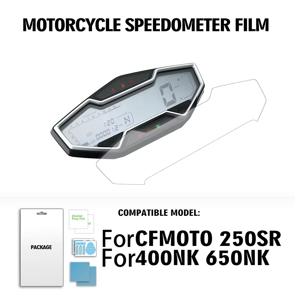 Motor TPU Instrument Protection Speedometer Waterproof Protective Film Hydrogel Film Fit for CFMOTO 400NK 650NK 250SR