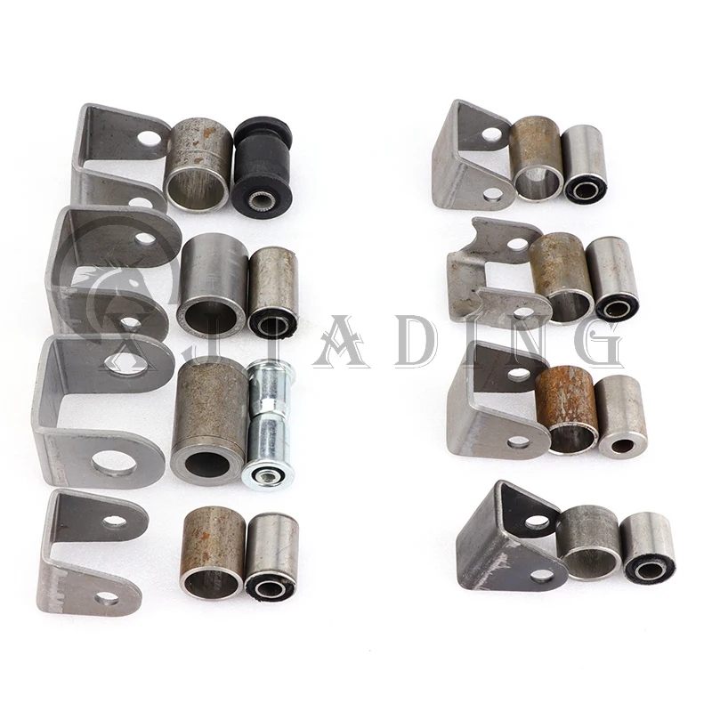 1Set Swing Arm Support Buffer Sleeve With Steel Bushing Hanging Lugs Fit For ATV Scooter UTV Go Kart Quad Bike Buggy Suspension