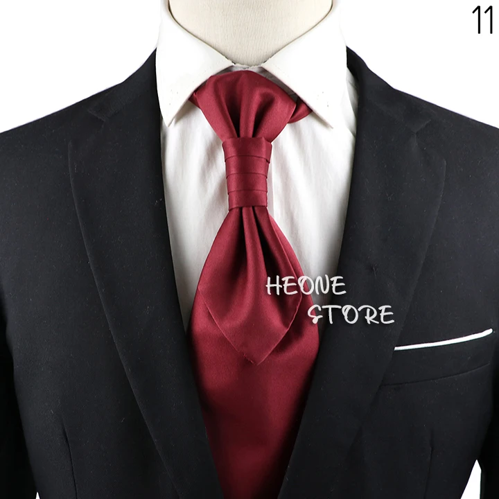 Luxury Men‘s Paisley Tie Red Black Blue Tuxedo Vest Ascots Neck Tie Tied Knot For Business Wedding Party Gentleman Accessories