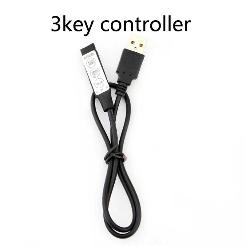 USB LED RGB Controller For 5V USB LED Strip Light Wireless IR RF Remote Controller SMD 2835 5050 RGB LED Strip Controller