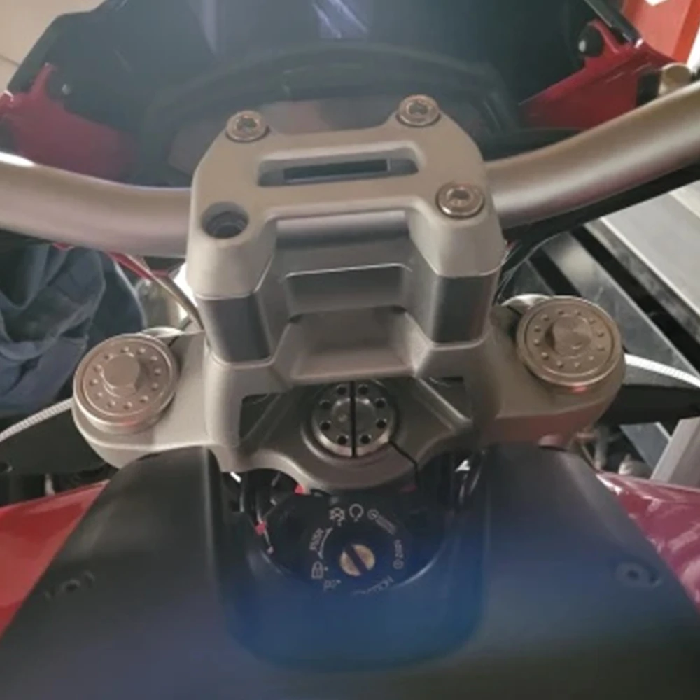 Motorcycle CNC Handlebar Mount Riser Clamp Fit For Ducati Monster 659 696 795 1100 2009-2016 1.5" Handle Bar Riser Spacer