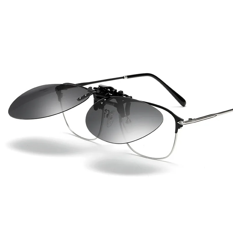 Polarized Sunglasses Clip Drive Sun Spectacles Yellow Night Vision Glasses Night Resin Lens Driving Eyeglasses UV 400 Protection