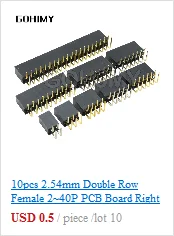 10PCS IC Sockets DIP6 DIP8 DIP14 DIP16 DIP18 DIP20 DIP28 DIP40 pins Connector DIP Socket 6 8 14 16 18 20 24 28 40 pin