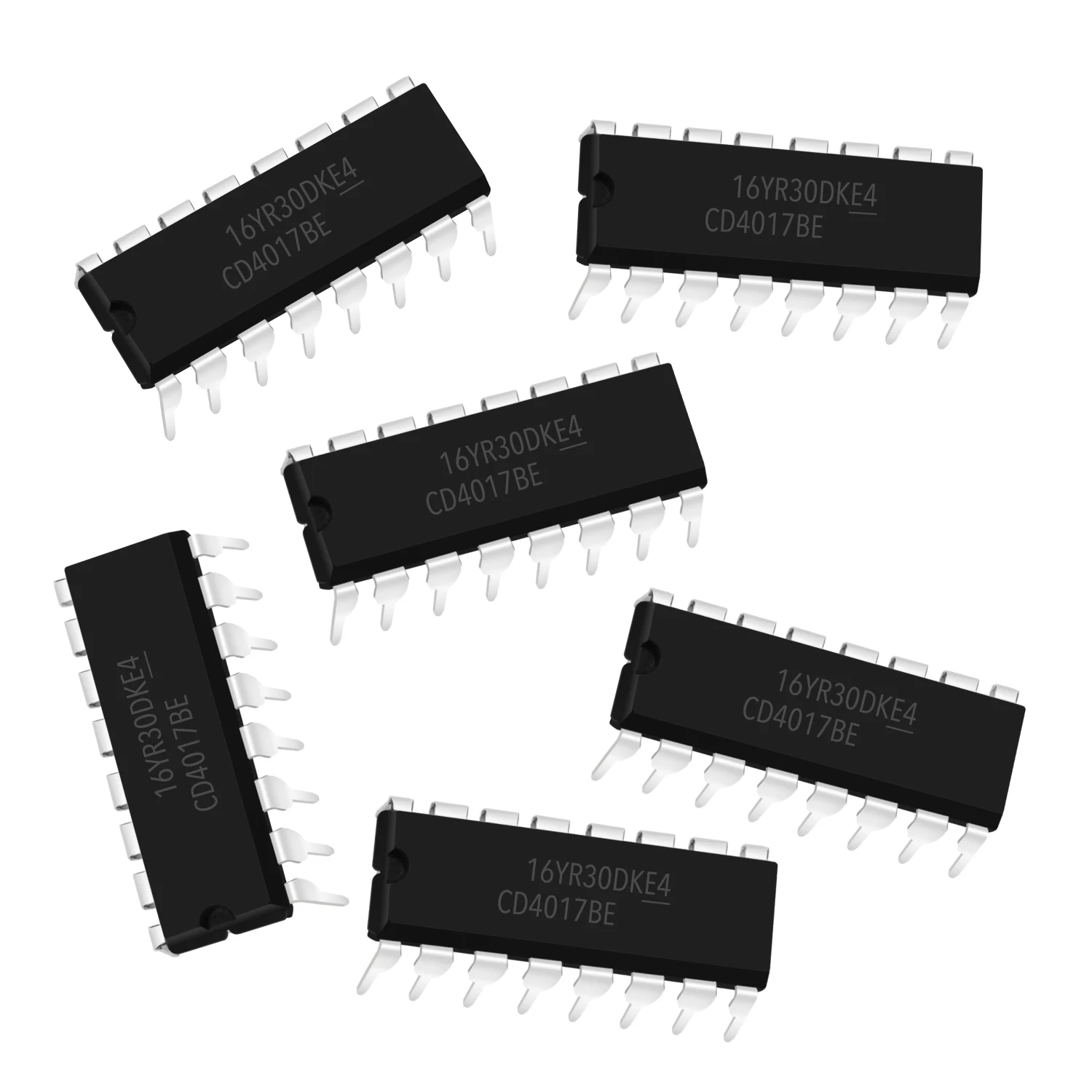 10PCS/LOT CD4017 CD4017B CD4017BE 4017 DECADE COUNTER DIVIDER IC Integrated Circuit Semiconductor New Original In Stock