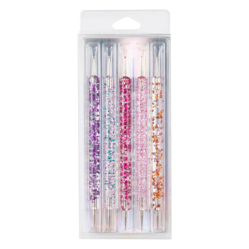 Manicure Brushes Sets Dotting Pen Acylic Nail Extension Painting Nail Brushes for Nail Art Gel Nail Polish Tools Professional
