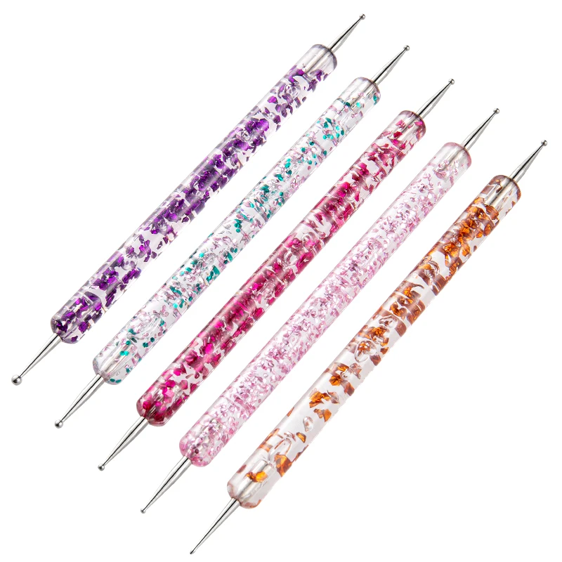 Manicure Brushes Sets Dotting Pen Acylic Nail Extension Painting Nail Brushes for Nail Art Gel Nail Polish Tools Professional