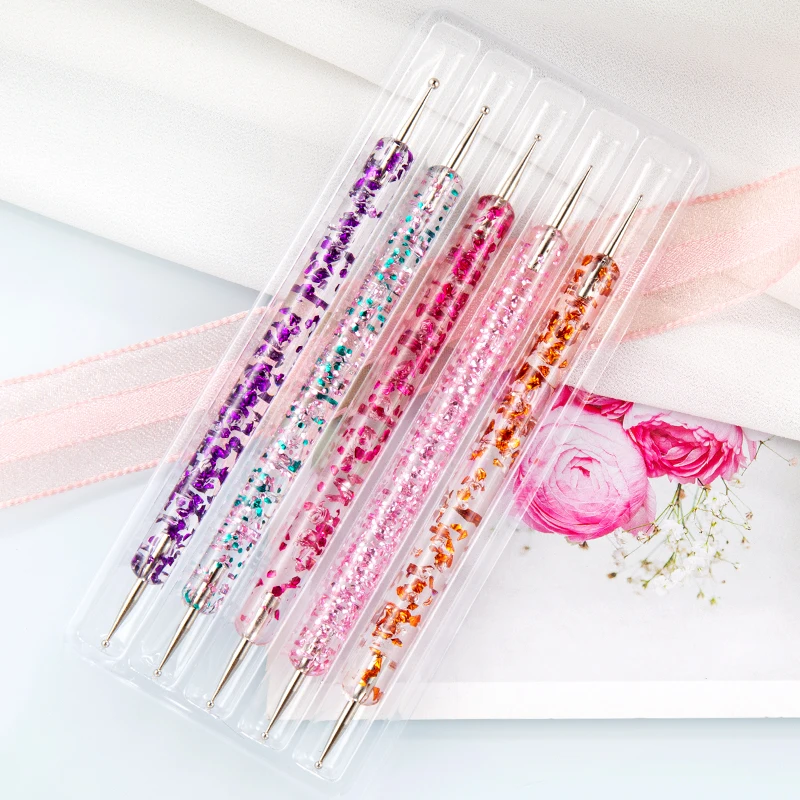 Manicure Brushes Sets Dotting Pen Acylic Nail Extension Painting Nail Brushes for Nail Art Gel Nail Polish Tools Professional