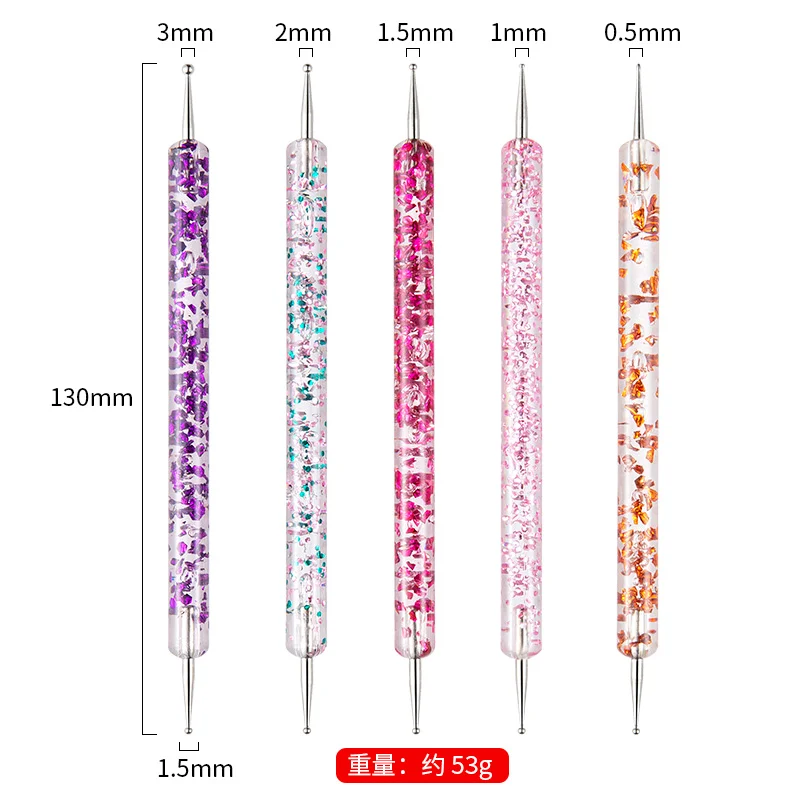 Manicure Brushes Sets Dotting Pen Acylic Nail Extension Painting Nail Brushes for Nail Art Gel Nail Polish Tools Professional