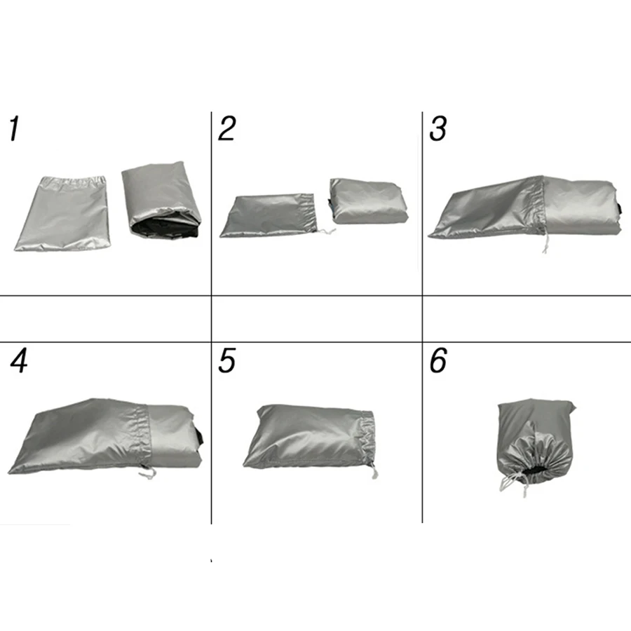 190T Waterproof Motorcycle Cover Protection Bache Moto Scooter Bike Cover All Season Accessories for Honda Yamaha Suzuki Vespa
