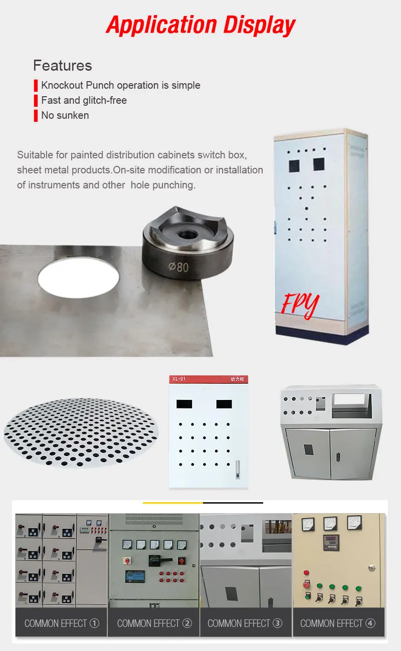 Die of Hydraulic Hole Digger SYK-8 SYK-15 Hydraulic Hole Punch Tool SYK-8B Hydraulic Knockout Tool SYK-8A