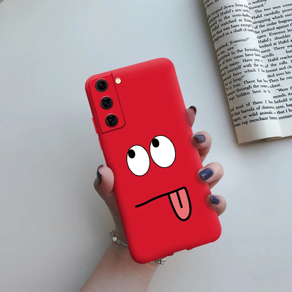 For Samsung Galaxy S21 FE 5G Case Shockproof Fundas Cute Painted Silicone Slim Soft Cover For samsung S21 FE S21fe Bumper Cases