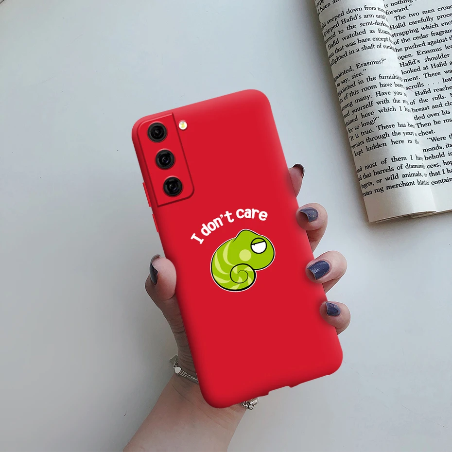 For Samsung Galaxy S21 FE 5G Case Shockproof Fundas Cute Painted Silicone Slim Soft Cover For samsung S21 FE S21fe Bumper Cases