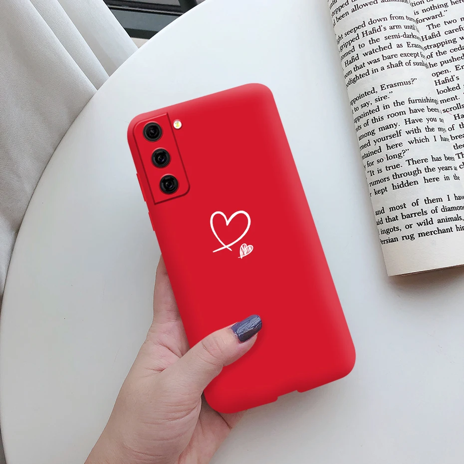 For Samsung Galaxy S21 FE 5G Case Shockproof Fundas Cute Painted Silicone Slim Soft Cover For samsung S21 FE S21fe Bumper Cases