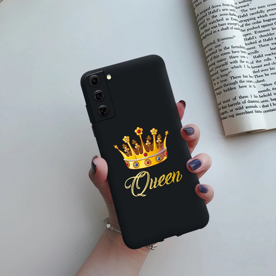 For Samsung Galaxy S21 FE 5G Case Shockproof Fundas Cute Painted Silicone Slim Soft Cover For samsung S21 FE S21fe Bumper Cases