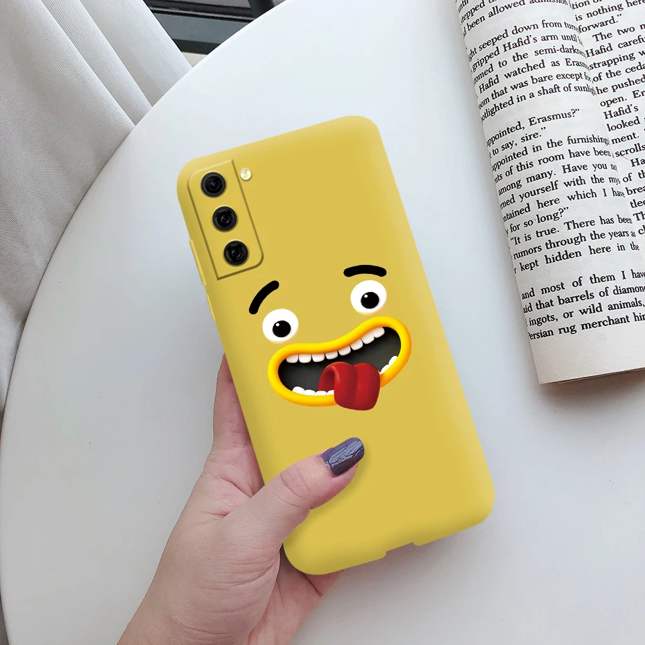 For Samsung Galaxy S21 FE 5G Case Shockproof Fundas Cute Painted Silicone Slim Soft Cover For samsung S21 FE S21fe Bumper Cases