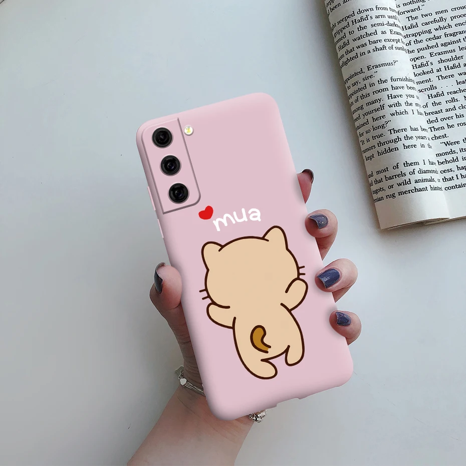 For Samsung Galaxy S21 FE 5G Case Shockproof Fundas Cute Painted Silicone Slim Soft Cover For samsung S21 FE S21fe Bumper Cases