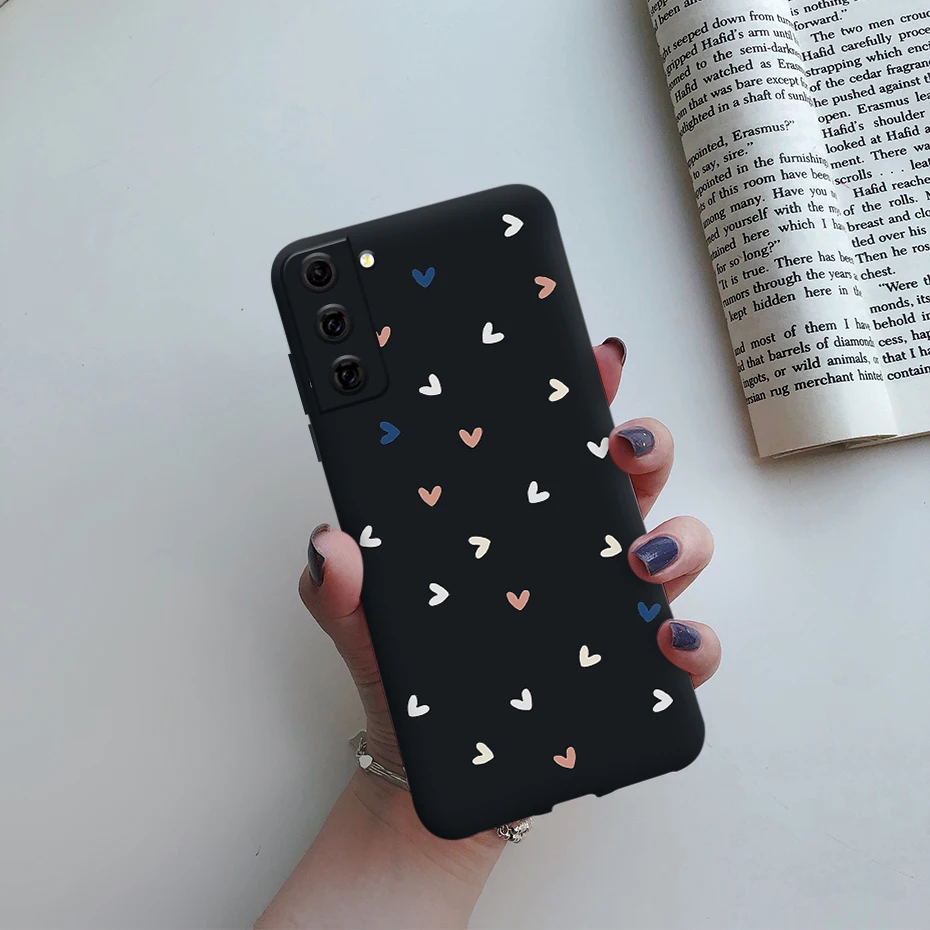 For Samsung Galaxy S21 FE 5G Case Shockproof Fundas Cute Painted Silicone Slim Soft Cover For samsung S21 FE S21fe Bumper Cases
