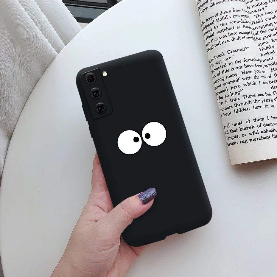 For Samsung Galaxy S21 FE 5G Case Shockproof Fundas Cute Painted Silicone Slim Soft Cover For samsung S21 FE S21fe Bumper Cases