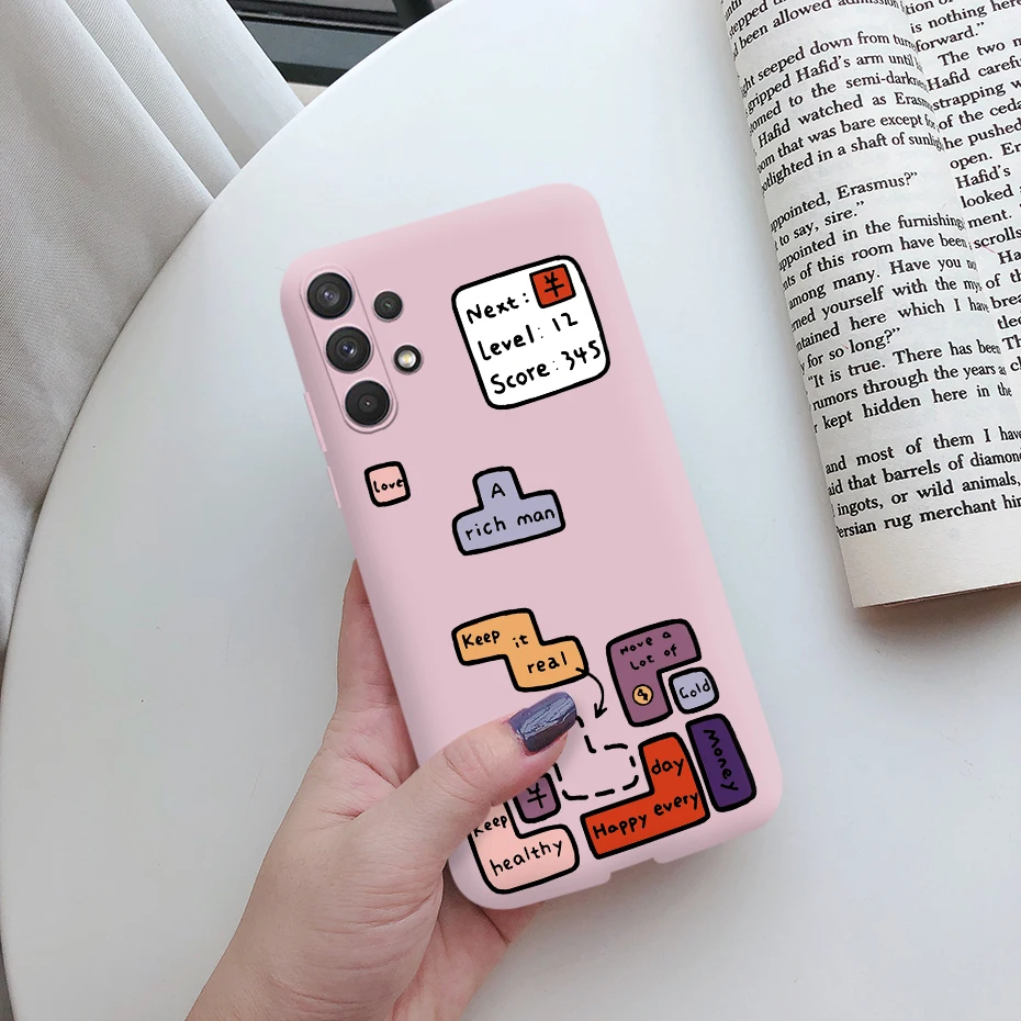 For Samsung A32 5G 4G A325F Phone Case Soft Bumper TPU Silicon Back Cover For Samsung Galaxy A32 a 32 5G 4g Shockproof Cute Case