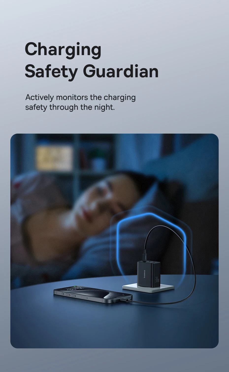 Baseus 30W USB Charger QC PD3.0 Type C PD Fast Charging Quick Phone Charger For iPhone 17 16 15 14 13 12 Pro Max Xiaomi Samsung