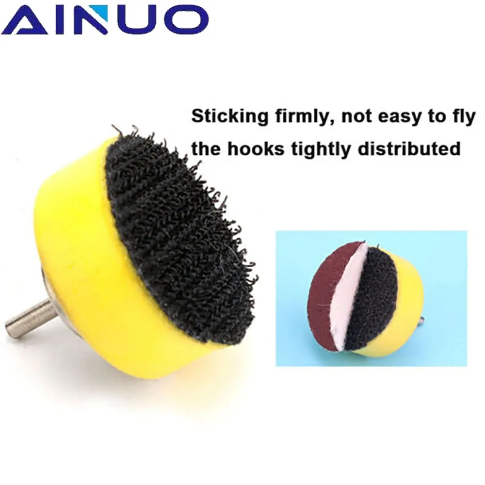 1"2"3" Back-up Sanding Pad Sander Backing Plate Hook Loop Sanding Discs M6 Thread Polishing & Grinding Abrasive Power Tools