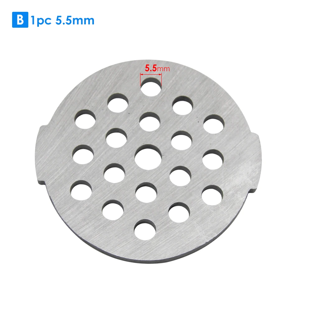 1PC Meat Grinder Disc Parts #5 Mincer Plate for Moulinex HV2 HV4 HV6 HV8 DKA1 DKA2 ME405 DR7 FP650 Krups F4177520 Tefal NE210140