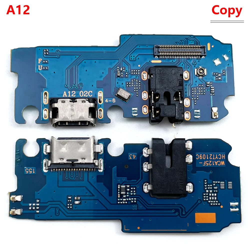 New For Samsung A02 A02S A12 A21 A22 A32 4G 5G USB Charger Port Jack Dock Connector Charging Board Flex Cable With Microphone