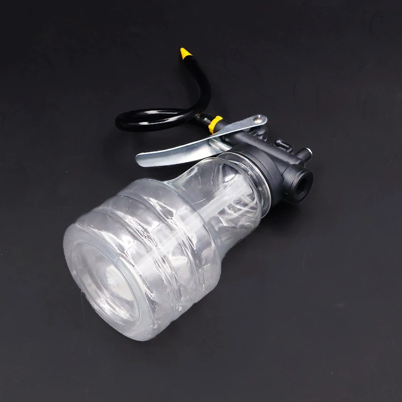Oiler for Greasing Transparent Oil Can Lubrication High Pressure Pump Oiler Lubricating Oil Plastic Machine 250ml Grease Gun