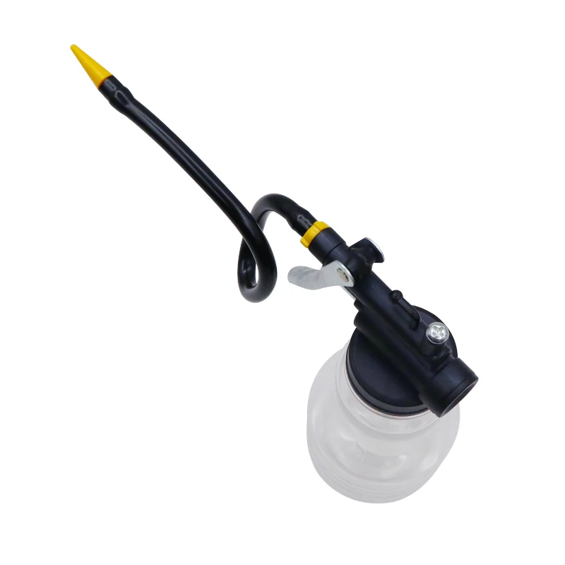 Oiler for Greasing Transparent Oil Can Lubrication High Pressure Pump Oiler Lubricating Oil Plastic Machine 250ml Grease Gun