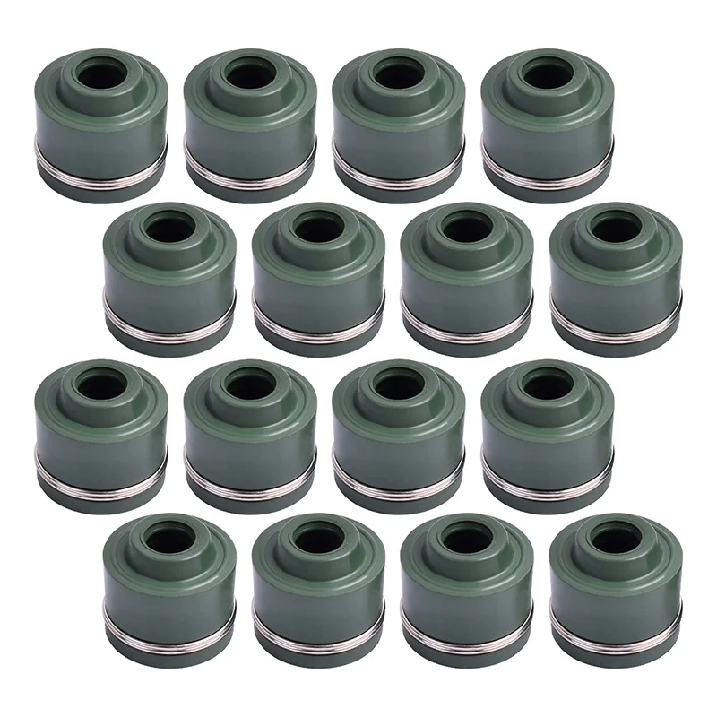 16pc 3.5mm 4mm 4.5mm 5mm 6mm Motorcycle Engine Intake & Exhaust Valve Stem Oil Seal For Honda For Yamaha For Suzuki For Kawasaki