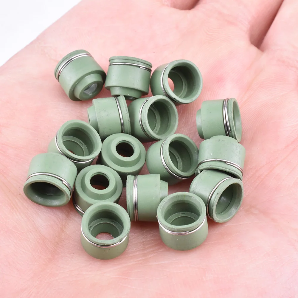 16pc 3.5mm 4mm 4.5mm 5mm 6mm Motorcycle Engine Intake & Exhaust Valve Stem Oil Seal For Honda For Yamaha For Suzuki For Kawasaki